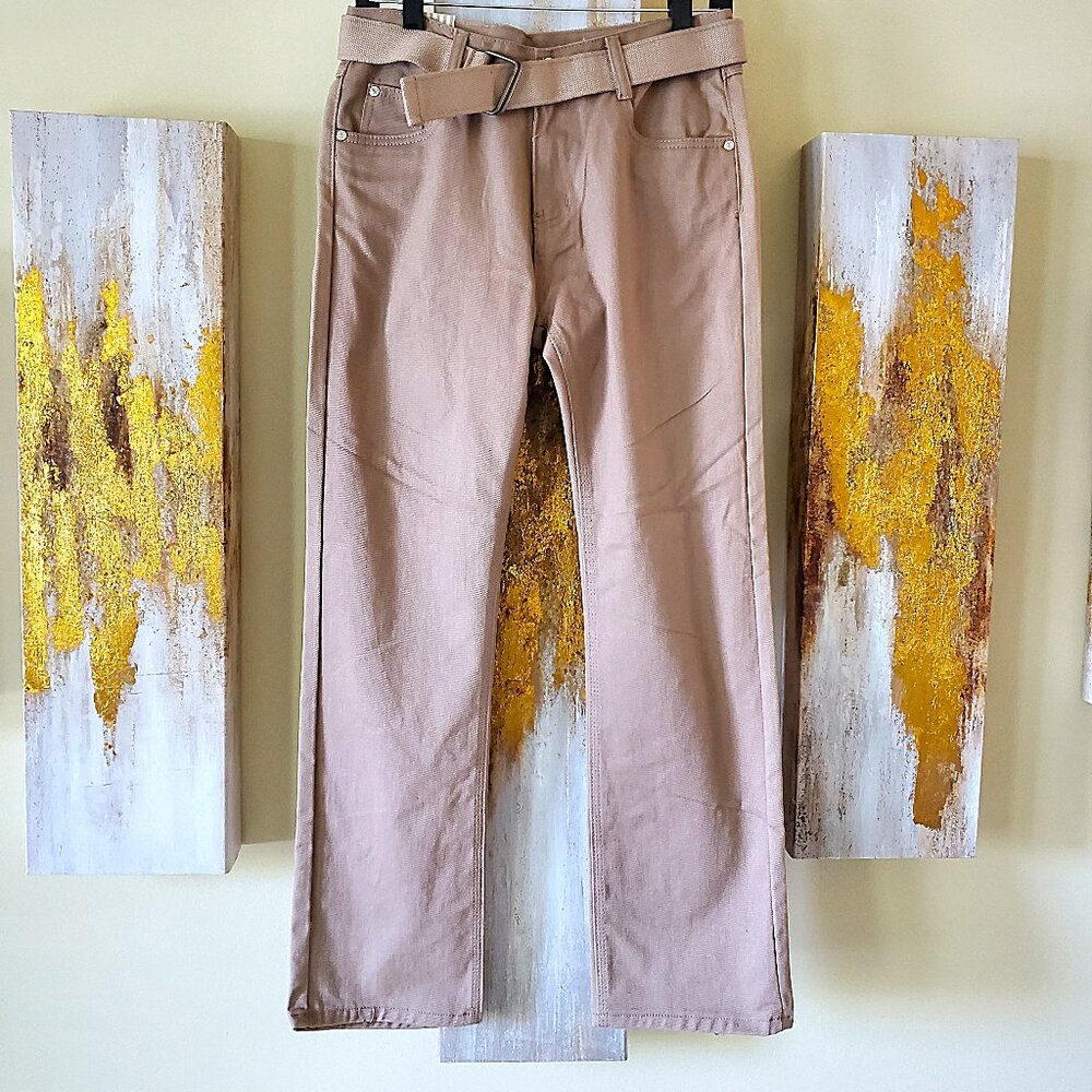 Old Skool Boys Khaki Denim Jean SZ 18